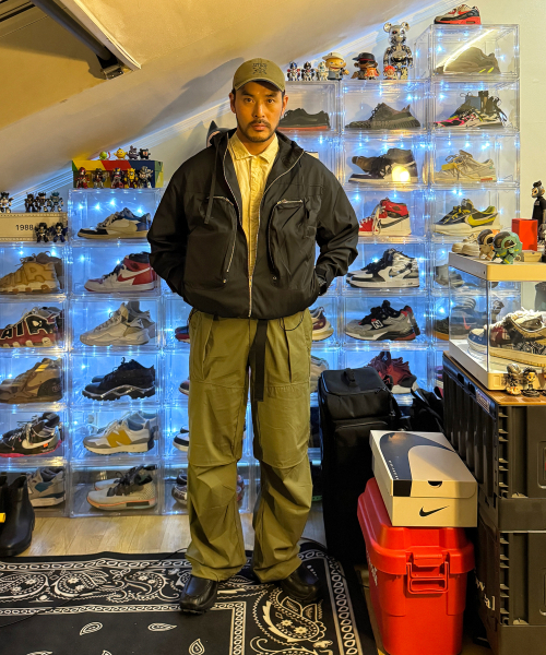 SSO-M(ソエム)の「エアダブルワイドパンツ(Grey Label)_カーキ(スウェットパンツ・メンズ・その他・S/M/L/XL)」の4枚目の写真