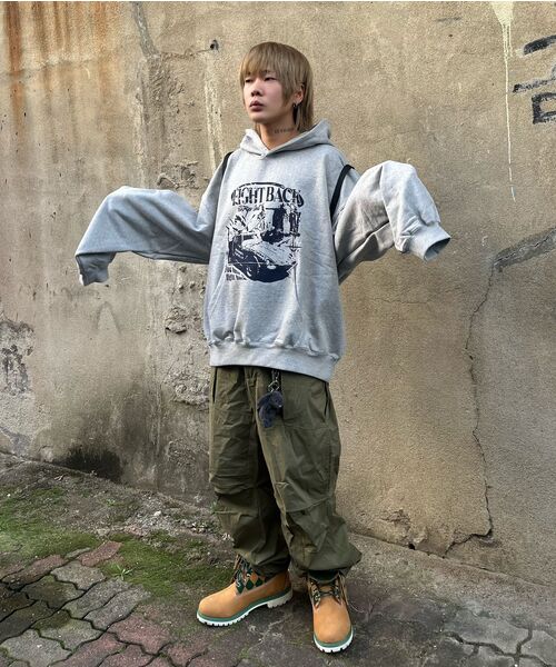 SSO-M(ソエム)の「エアダブルワイドパンツ(Grey Label)_カーキ(スウェットパンツ・メンズ・その他・S/M/L/XL)」の19枚目の写真