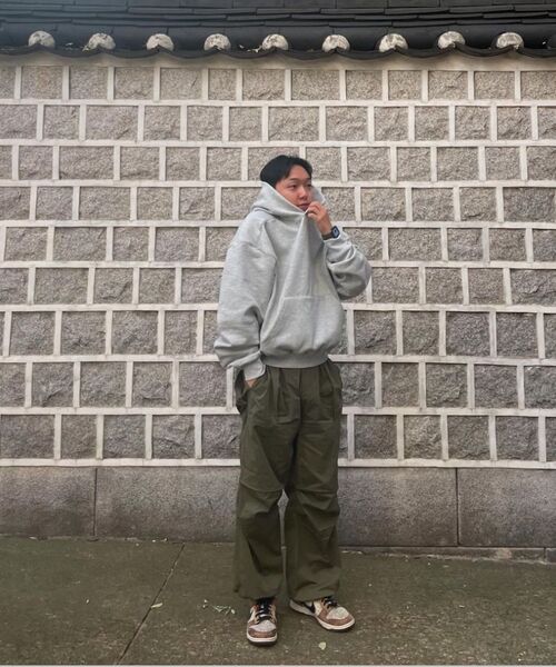 SSO-M(ソエム)の「エアダブルワイドパンツ(Grey Label)_カーキ(スウェットパンツ・メンズ・その他・S/M/L/XL)」の21枚目の写真