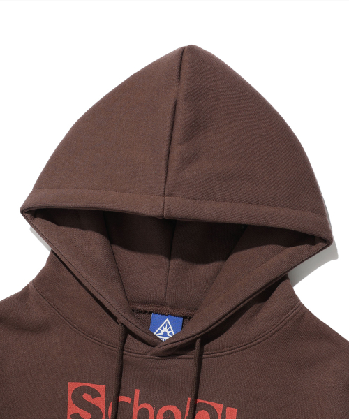 ISTKUNST(イストクンスト)の「DOES NOT TEACH HOODIE_BROWN(IK2FSMM404A)(パーカー・レディース・ブラウン・M/L/S)」の3枚目の写真