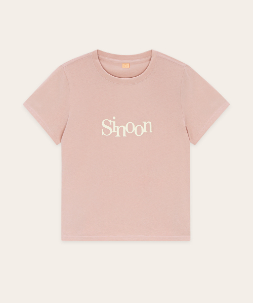 SINOON(シヌーン)の「Sinoon Signature Logo T-Shirts (Pink)(Tシャツ/カットソー・レディース・ピンク・S/M)」の4枚目の写真