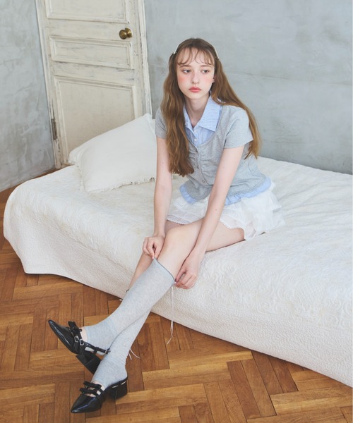 Heather(ヘザー)の「Wリボンミュールパンプス 631328(パンプス・レディース・ブラック/アイボリー/ブラック系その他/ピンク・L/M)」の12枚目の写真