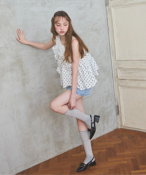 Heather(ヘザー)の「Wリボンミュールパンプス 631328(パンプス・レディース・ブラック/アイボリー/ブラック系その他/ピンク・L/M)」の14枚目の写真