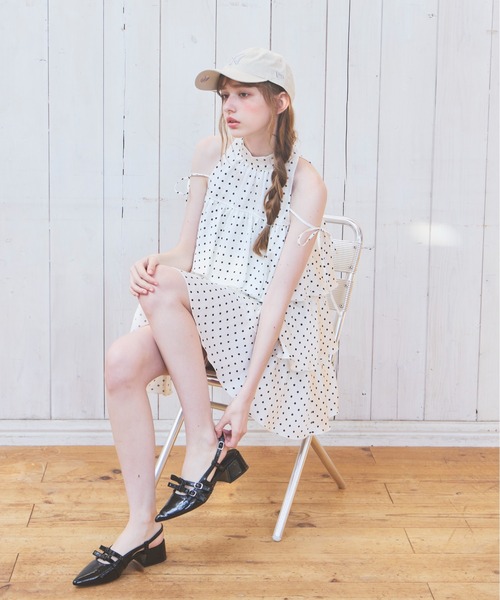 Heather(ヘザー)の「Wリボンミュールパンプス 631328(パンプス・レディース・ブラック/アイボリー/ブラック系その他/ピンク・L/M)」の10枚目の写真