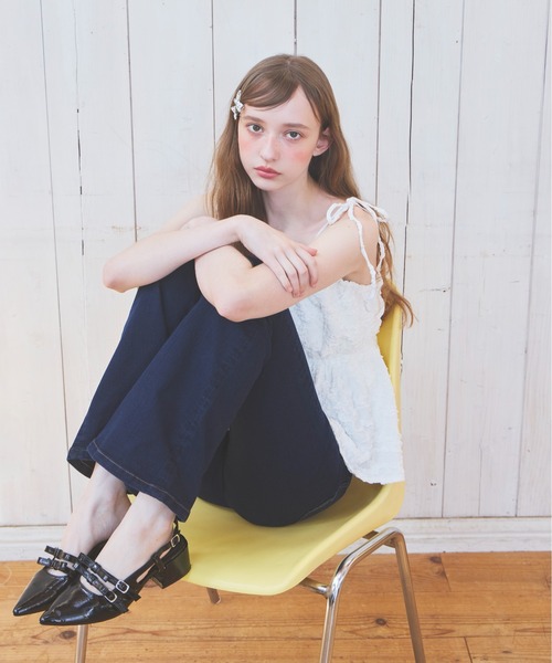 Heather(ヘザー)の「Wリボンミュールパンプス 631328(パンプス・レディース・ブラック/アイボリー/ブラック系その他/ピンク・L/M)」の17枚目の写真