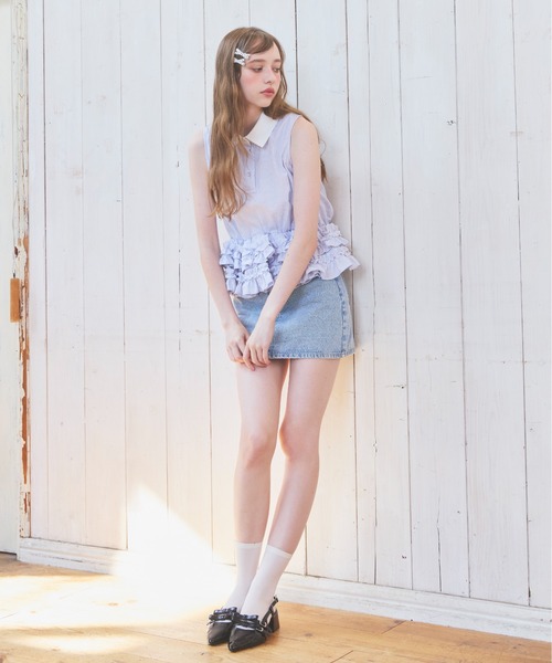 Heather(ヘザー)の「Wリボンミュールパンプス 631328(パンプス・レディース・ブラック/アイボリー/ブラック系その他/ピンク・L/M)」の19枚目の写真
