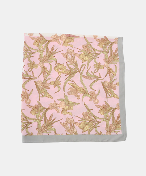 B.C STOCK(ベーセーストック)の「大判スカーフ 3(ストール/ショール・レディース・ブラウン/ブルー/ピンク/オレンジ・FREE)」の3枚目の写真