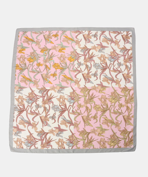 B.C STOCK(ベーセーストック)の「大判スカーフ 3(ストール/ショール・レディース・ブラウン/ブルー/ピンク/オレンジ・FREE)」の7枚目の写真