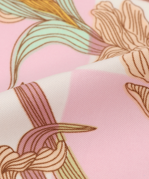 B.C STOCK(ベーセーストック)の「大判スカーフ 3(ストール/ショール・レディース・ブラウン/ブルー/ピンク/オレンジ・FREE)」の12枚目の写真