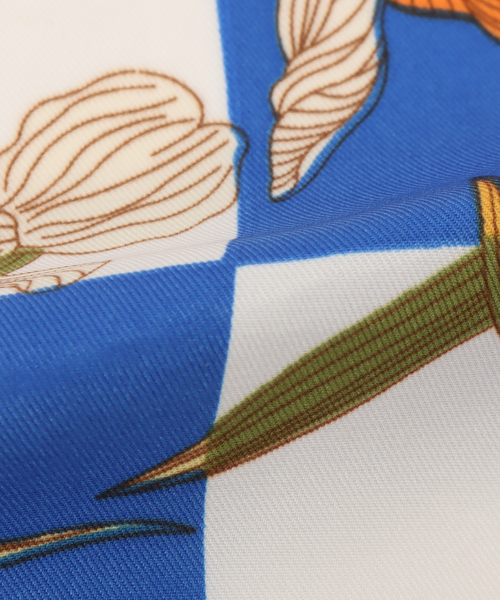 B.C STOCK(ベーセーストック)の「大判スカーフ 3(ストール/ショール・レディース・ブラウン/ブルー/ピンク/オレンジ・FREE)」の13枚目の写真