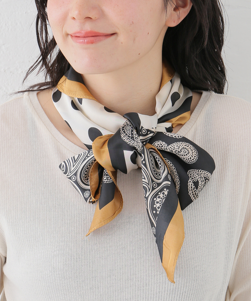 B.C STOCK(ベーセーストック)の「大判スカーフ 3(ストール/ショール・レディース・ブラウン/ブルー/ピンク/オレンジ・FREE)」の14枚目の写真