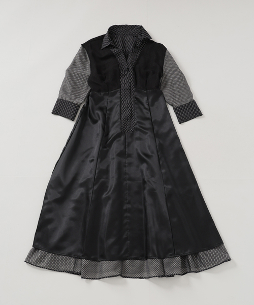 La TOTALITE（ラトータリテ）の「【洗える】ポケットシャツワンピース（ワンピース・レディース・ブラック/ベージュ/オレンジ・36/38）」の21枚目の写真