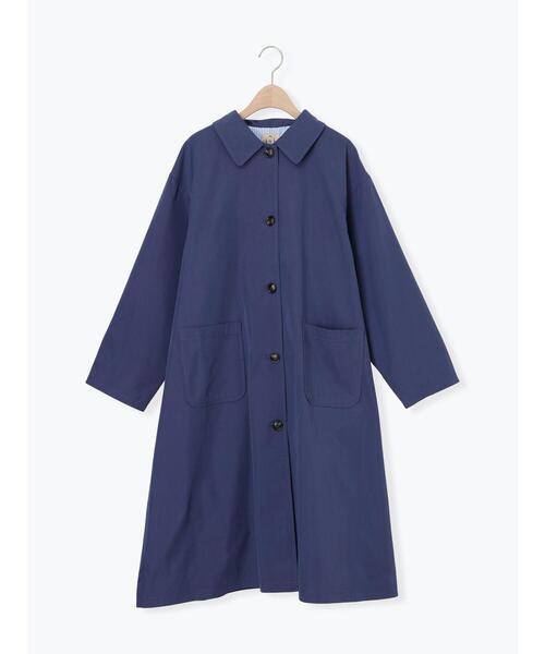 Samansa Mos2(サマンサ モスモス)の「【花粉防止加工】ステンカラーコート(その他アウター・レディース・グリーン/キナリ/ネイビー・F)」の21枚目の写真