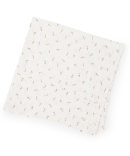 petit main（プティマイン）の「ガーゼおくるみ（おくるみ・キッズ・カラフル/グリーン/ピンク/ベージュ・F）」の4枚目の写真