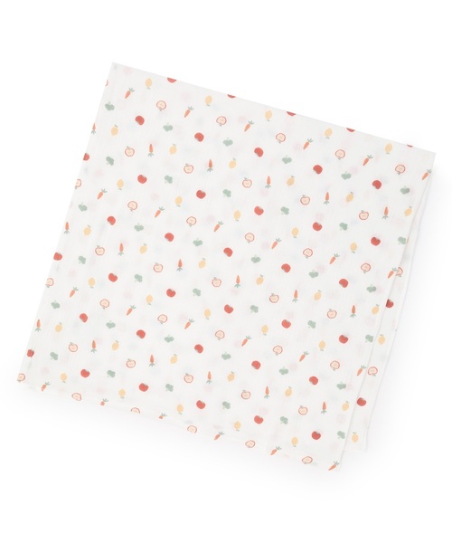 petit main（プティマイン）の「ガーゼおくるみ（おくるみ・キッズ・カラフル/グリーン/ピンク/ベージュ・F）」の3枚目の写真