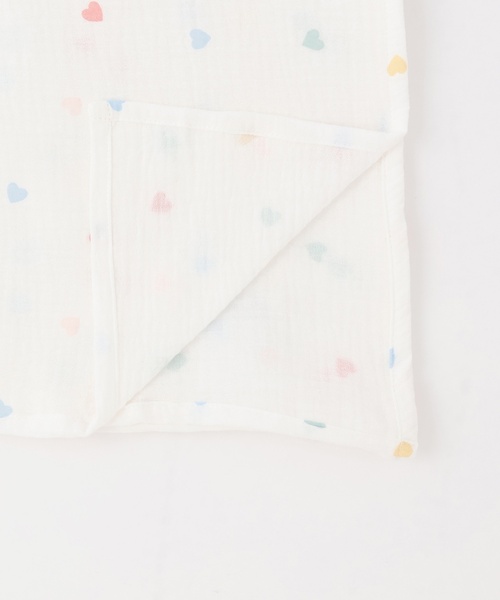 petit main（プティマイン）の「ガーゼおくるみ（おくるみ・キッズ・カラフル/グリーン/ピンク/ベージュ・F）」の6枚目の写真