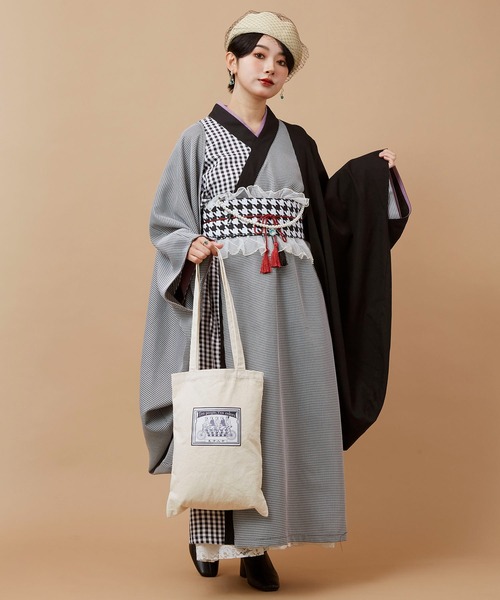 倭物やカヤ（ワモノヤカヤ）の「【倭物やカヤ】レトロマッチ香プリントトートバッグ（トートバッグ・レディース・その他4/その他1/その他2/その他3・FREE）」の10枚目の写真