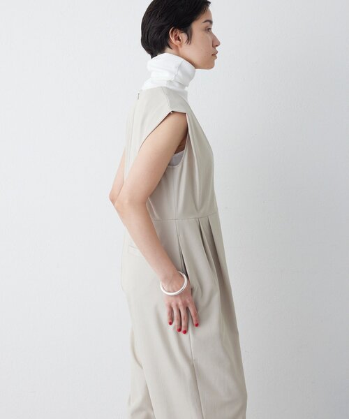 THE PAUSE（ザ ポーズ）の「【THE PAUSE】ドレープジャンプスーツ（つなぎ/オールインワン・レディース・ブラック/ベージュ・FREE）」の16枚目の写真