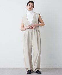 THE PAUSE（ザ ポーズ）の「【THE PAUSE】ドレープジャンプスーツ（つなぎ/オールインワン）」