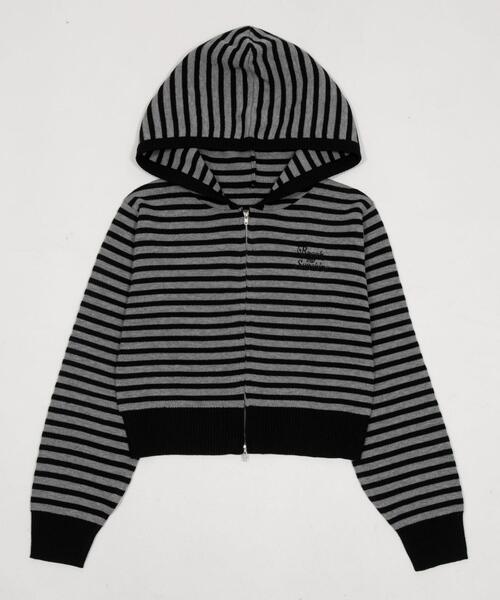 WEGO（ウィゴー）の「WEGO/【26年春新作】総柄ジャガードニットZIPパーカー（パーカー・レディース・その他1/その他2・FREE）」の9枚目の写真