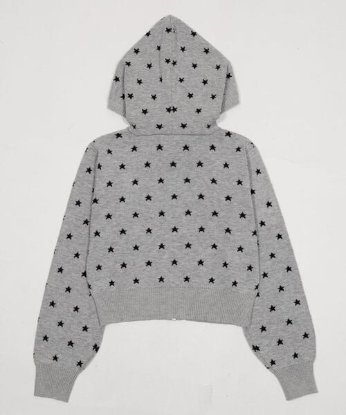 WEGO（ウィゴー）の「WEGO/【26年春新作】総柄ジャガードニットZIPパーカー（パーカー・レディース・その他1/その他2・FREE）」の11枚目の写真