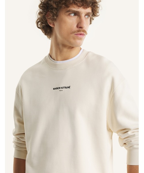 Maison Kitsune(メゾンキツネ)の「MAISON KITSUNE PARIS COMFORT SWEATSHIRT(スウェット・メンズ・ベージュ・S/XS/XL/L/M)」の4枚目の写真
