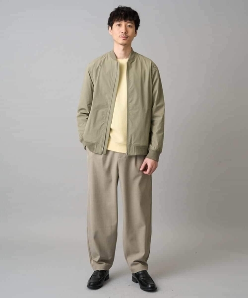 a.v.v（アーヴェヴェ）の「【イージーケア/洗濯機で洗える/毛玉になりにくい/ストレッチ】サッカーダンボールプルオーバー（Tシャツ/カットソー・メンズ・ライトグレー/ダークインディゴブルー/クリーム・48/50/46）」の8枚目の写真