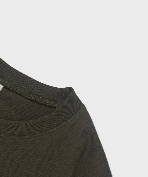 CARGOBROS FOR WOMAN(カーゴブロスフォーウィメン)の「ヴィンテージサークルレイヤード長袖Tシャツ(カーキ)(Tシャツ/カットソー・レディース・その他・FREE)」の5枚目の写真