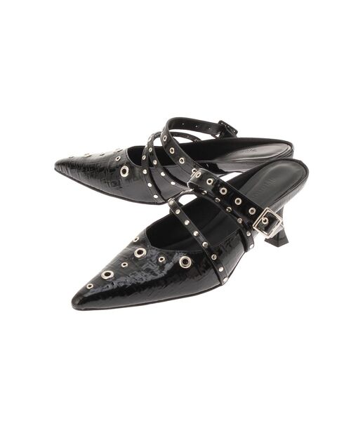 jouetie（ジュエティ）の「ハトメポインテッドパンプス（パンプス・レディース・グリーン/ブラック・LARGE/MEDIUM）」の14枚目の写真