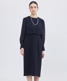 EPOCA（エポカ）の「シフォンレイヤードドレス（ワンピース）」