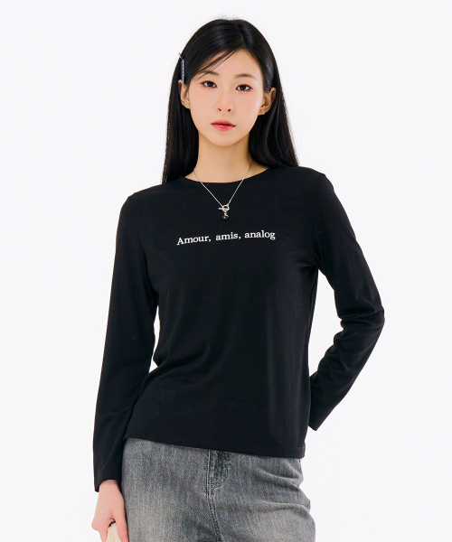 CHASECULT(チェイスカルト)の「レディースエッセンシャルTシャツ-FAZG5151B03(Tシャツ/カットソー・レディース・ブラック・90/85/95)」の5枚目の写真