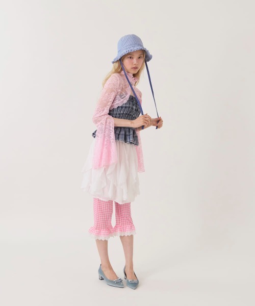 kaorinomori（カオリノモリ）の「kaorinomori  ポプルチューリップ / カオリノモリ（ハット・レディース・ネイビー/クリーム/ピンク・M/57.5cm）」の22枚目の写真