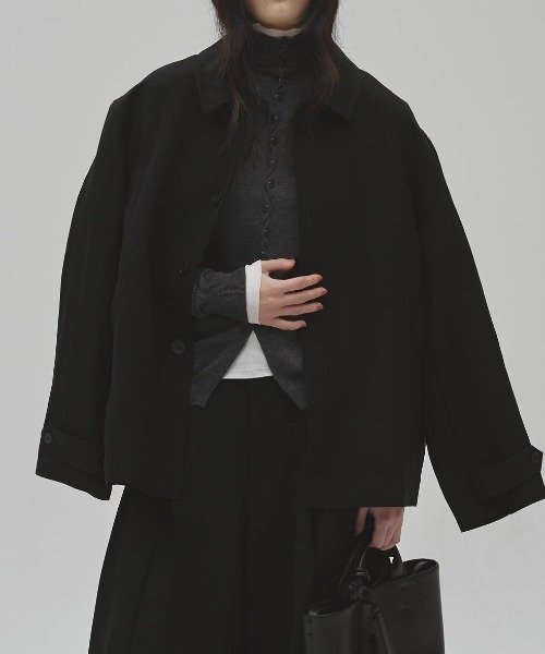 TODAYFUL(トゥデイフル)の「【TODAYFUL/トゥデイフル】Turtleneck Button Knit/タートルネックボタンニット(ニット/セーター・レディース・チャコールグレー/ブラック/ブラウン・FREE)」の8枚目の写真