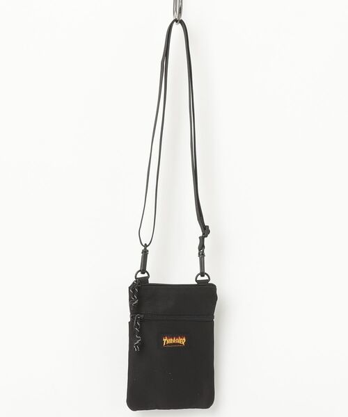 THRASHER(スラッシャー)の「THRASHER スラッシャー / ミニショルダーバッグ / ショルダーポーチ / スマホショルダーバッグ(ショルダーバッグ・メンズ・ブラック系2/ブラック系1/レオパード・FREE)」の3枚目の写真