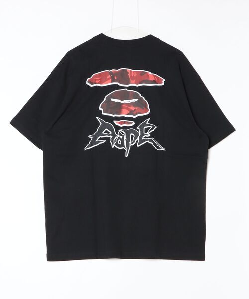 AAPE BY A BATHING APE(エーエイプバイアベイシングエイプ)の「AAPE THEME MAIN TEE(Tシャツ/カットソー・メンズ・ワインレッド/ブラック・LARGE/MEDIUM/SMALL/X-LARGE/XX-LARGE)」の10枚目の写真