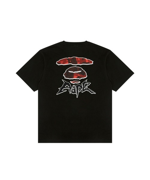 AAPE BY A BATHING APE(エーエイプバイアベイシングエイプ)の「AAPE THEME MAIN TEE(Tシャツ/カットソー・メンズ・ワインレッド/ブラック・LARGE/MEDIUM/SMALL/X-LARGE/XX-LARGE)」の3枚目の写真