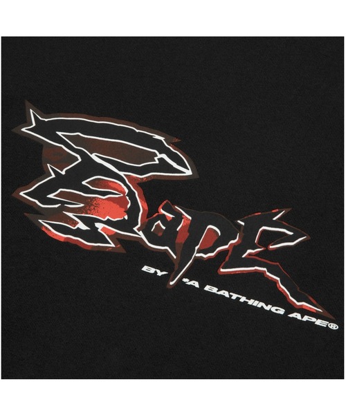 AAPE BY A BATHING APE(エーエイプバイアベイシングエイプ)の「AAPE THEME MAIN TEE(Tシャツ/カットソー・メンズ・ワインレッド/ブラック・LARGE/MEDIUM/SMALL/X-LARGE/XX-LARGE)」の4枚目の写真