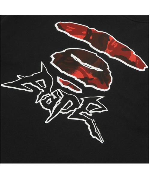 AAPE BY A BATHING APE(エーエイプバイアベイシングエイプ)の「AAPE THEME MAIN TEE(Tシャツ/カットソー・メンズ・ワインレッド/ブラック・LARGE/MEDIUM/SMALL/X-LARGE/XX-LARGE)」の5枚目の写真