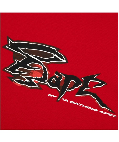 AAPE BY A BATHING APE(エーエイプバイアベイシングエイプ)の「AAPE THEME MAIN TEE(Tシャツ/カットソー・メンズ・ワインレッド/ブラック・LARGE/MEDIUM/SMALL/X-LARGE/XX-LARGE)」の7枚目の写真