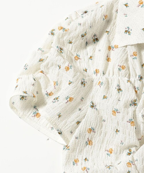 Ray BEAMS（レイビームス）の「フラワー プリント シャーリング シャツ（シャツ/ブラウス・レディース・オフホワイト/ブラック・ONE SIZE）」の13枚目の写真