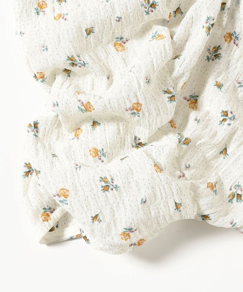 Ray BEAMS（レイビームス）の「フラワー プリント シャーリング シャツ（シャツ/ブラウス・レディース・オフホワイト/ブラック・ONE SIZE）」の14枚目の写真