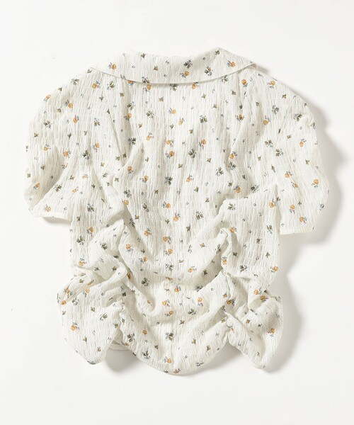 Ray BEAMS（レイビームス）の「フラワー プリント シャーリング シャツ（シャツ/ブラウス・レディース・オフホワイト/ブラック・ONE SIZE）」の15枚目の写真