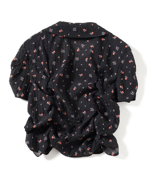 Ray BEAMS（レイビームス）の「フラワー プリント シャーリング シャツ（シャツ/ブラウス・レディース・オフホワイト/ブラック・ONE SIZE）」の19枚目の写真