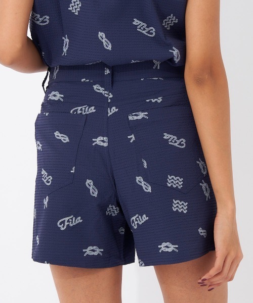 FILA GOLF(フィラゴルフ )の「ストレッチキュロットスカート(スカート・レディース・ネイビー/ホワイト・SMALL/MEDIUM/LARGE)」の7枚目の写真