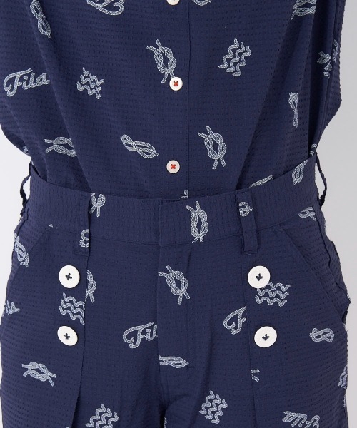 FILA GOLF(フィラゴルフ )の「ストレッチキュロットスカート(スカート・レディース・ネイビー/ホワイト・SMALL/MEDIUM/LARGE)」の8枚目の写真