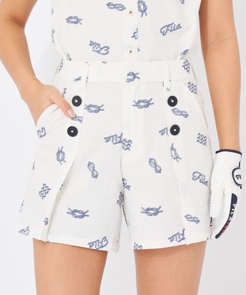 FILA GOLF(フィラゴルフ )の「ストレッチキュロットスカート(スカート・レディース・ネイビー/ホワイト・SMALL/MEDIUM/LARGE)」の13枚目の写真