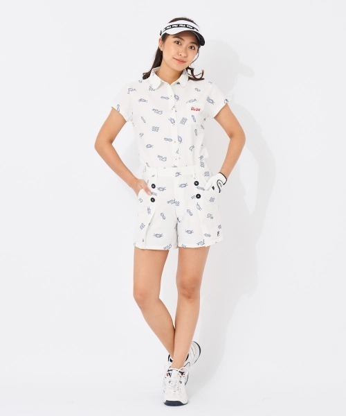 FILA GOLF(フィラゴルフ )の「ストレッチキュロットスカート(スカート・レディース・ネイビー/ホワイト・SMALL/MEDIUM/LARGE)」の19枚目の写真