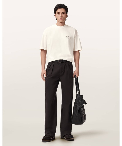 ALLSAINTS(オールセインツ)の「UNDERGROUND OVERSIZED CREW NECK T-SHIRT | アンダーグラウンド オーバーサイズ クルー ネック Tシャツ(Tシャツ/カットソー・メンズ・ホワイト系その他・S/M/XS/L)」の3枚目の写真
