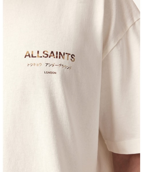 ALLSAINTS(オールセインツ)の「UNDERGROUND OVERSIZED CREW NECK T-SHIRT | アンダーグラウンド オーバーサイズ クルー ネック Tシャツ(Tシャツ/カットソー・メンズ・ホワイト系その他・S/M/XS/L)」の6枚目の写真