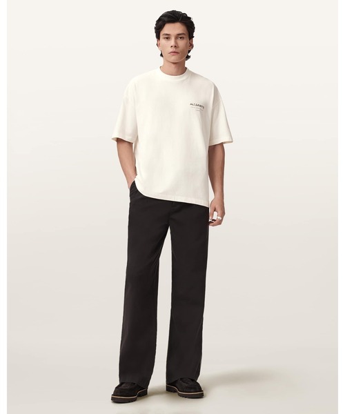ALLSAINTS(オールセインツ)の「UNDERGROUND OVERSIZED CREW NECK T-SHIRT | アンダーグラウンド オーバーサイズ クルー ネック Tシャツ(Tシャツ/カットソー・メンズ・ホワイト系その他・S/M/XS/L)」の7枚目の写真